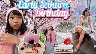 Early Bloom Cherry Blossoms x Sakura Food Tour x scary threats x My Birthday! |Japan Vlog