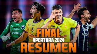 Así fue la FINAL del APERTURA 2024  América Tricampeón