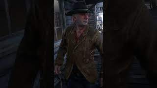 Making NPCs uncomfortable in RDR2 #shorts #RDR2