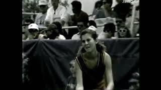 Monica Seles vs Chris Evert 1989 Houston Final Highlights