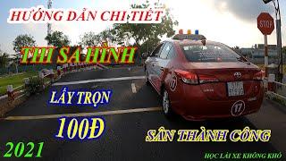 TIẾT LỘ BÍ QUYẾT THI SA HÌNH ĐẠT 100 ĐIỂM SÂN THÀNH CÔNG