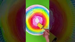Wow! Rainbow Butterfly Magic with Paper Plates! 