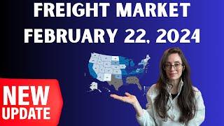 Trucking and Freight Market February 22: The Trucking Industry Is Stable Bad