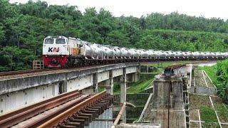 JEMBATAN KERETA ROBOH DAN PUTUS ! Kereta BERJALAN PERLAHAN Dengan Kecepatan SANGAT TERBATAS.