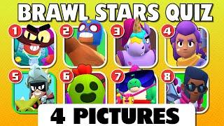 Guess The Brawler by Only 4 PICTURES ️ (Hard - Super Easy)  Brawl Stars Trivia