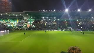Disco Lights Show and You'll Never Walk Alone, Celtic Park, Celtic vs Hearts 2/12/2021