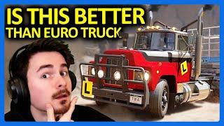 Is This New Trucking Game Better Than Euro Truck Simulator?!?