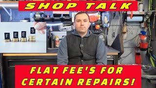 SHOP TALK: WHY MINIMUM FEES & FLAT FEES ARE NEEDED IN A MODERN SHOP ENVIRONMENT!