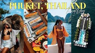 PHUKET, THAILAND! FLOATING BEACH CLUB, PHI PHI ISLANDS, ELEPHANT SANCTUARY | TRAVEL VLOG!