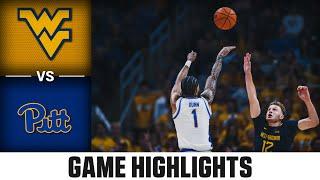 West Virginia vs. Pitt Game Highlights | 2024-25 ACC Men’s Basketball