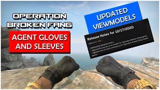 Sleeves & Gloves [UPDATE!] - Operation Broken Fang Agents Firstperson Showcase [CS:GO]