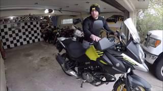 V Strom Engine Bar Vibration Fix - Thrust Adjuster Torque