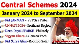 Central Scheme Current Affairs 2024 | केंद्र सरकार की प्रमुख योजनाएं | All Important Schemes 2024