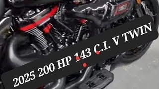 200 HP TOP SECRET 143 CI V TWIN 2025 ROAD GLIDE & 2024 HARLEY-DAVIDSON CVO ST 121