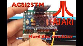 Prototyping an ACSI2STM for my Atari STE