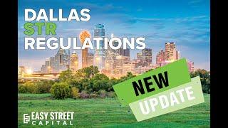 New Short-Term Rental Regulations: Dallas