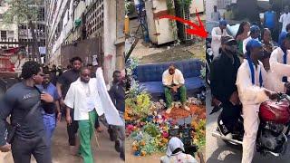 Davido Challenge Wizkid on his New Song as he Was Caught on Okada Bike Shooting Video in Lagos