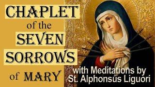 Chaplet of the Seven Sorrows of Mary  Servite Rosary, Our Lady of the 7 Sorrows Complete, Video