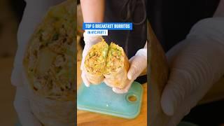 6 Must Eat NYC Breakfast Burritos part 1 #breakfast #burrito #nyc