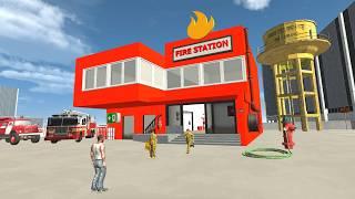 Franklin Change House to Fire Station in Indian Bike Driving 3D