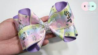 Laco de Fita  Double Layer Ribbon Bow Tutorial  DIY by Elysia Handmade