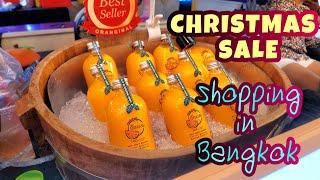 2022 Christmas  sale and shopping malls in Bangkok Thailand 