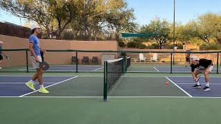 Tennis Players switch to Pickleball (With terrible official)!