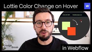 How to: Change Lottie Color on Hover, in Webflow