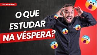 Live - o que estudar na véspera de prova?