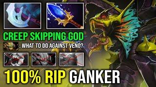 How to 100% Delete Any Ganker with Creep Skipping Venomancer Unlimited Poison Slow Dota 2