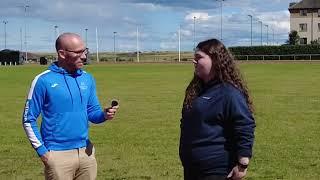 Kyle Greig of Athletics Trust Scotland & Erin Gillen of the scottishathletics Young People's Forum