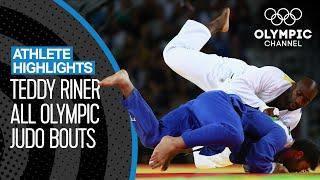 All Teddy Riner  Olympic Medal Bouts! | Athlete Highlights