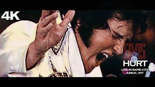 Hurt | Elvis Presley (Live Music Video) 4K Remastered | Elvis In Concert 1977 | Rapid City