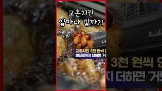 매출 1위 교촌치킨 순수익 및 창업비용