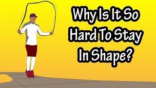 Why Is It So Hard To Stay In Shape - How To Stay Fit In Shape - Why Is It Difficult To Lose Weight