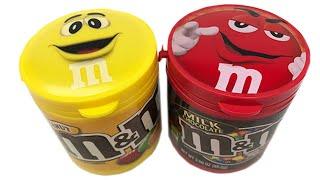 New M&M's Travel Container Candy Unboxing - 