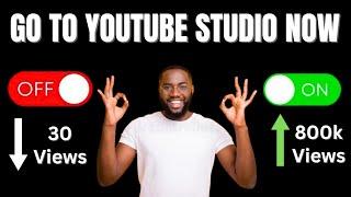 YouTube not RECOMMENDING your Videos? Go To YouTube Studio and Turn This Settings On