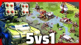 Red Alert 2 | IFV Ready | (5 vs 1 + Superweapons)