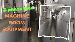 WAG9 3phase | Machine Room | component | of 6120 HP | Electric locomotive