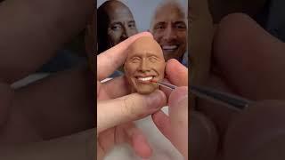 The Rock Clay Sculpture 🪨 ( Joao Doce) | #shorts