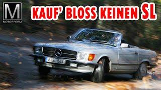 5 Gründe GEGEN einen Mercedes SL R107 !!