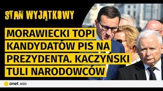 Morawiecki topi kandydatów PiS na prezydenta. Kaczyński tuli narodowców. Tusk i Duda się okładają