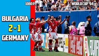 Bulgaria vs Germany 2 - 1 Quarter-finals Exclusif Version World Cup 94 HD