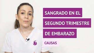 ¿Qué puede producir un sangrado en el segundo o tercer trimestre de embarazo?