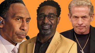 Kwame Brown Reviews Cris Carter EXPOSING Skip Bayless & Stephen A Smith!