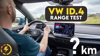 Volkswagen ID.4 Range Test at 90, 100 and 130km/h