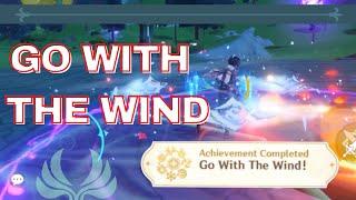 Go with the Wind Achievement - Easy Tutorial | Genshin Impact