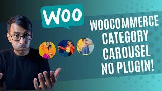 WooCommerce Category Carousel - No Plugin - #Elementor #Wordpress Tutorial