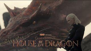 HOUSE OF THE DRAGON | Daemon Threatens Guards with Caraxes Scene (S1E10)