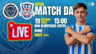 19.10.2024 TFK Salaspils vs. Riga Futsal Club 15:00 I LIVE!